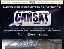 Tablet Screenshot of cansatportugal.org